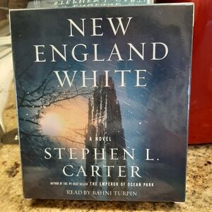 NIB "NEW ENGLAND WHITE" AUDIO BOOK BY STEPHEN L. CARTER